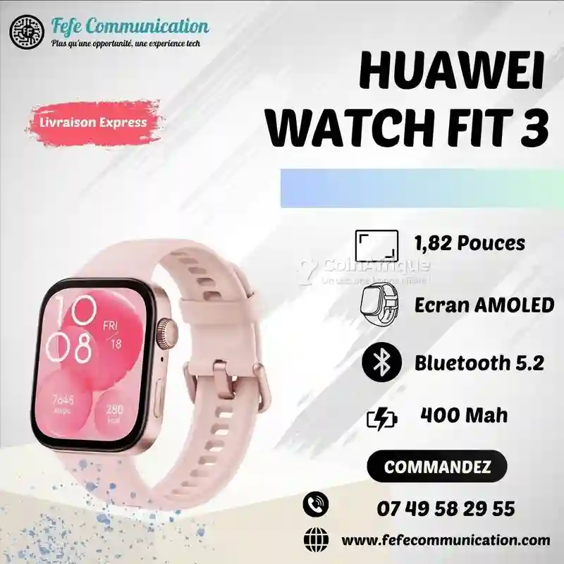 Huawei Watch Fit 3 - Montre Connectée - Vue 4