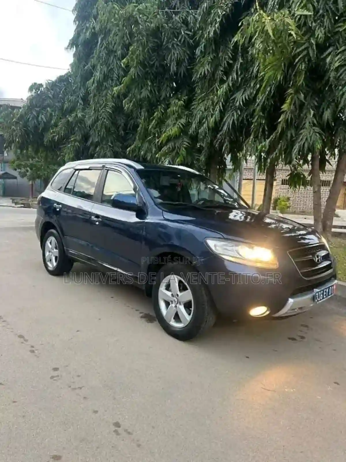 Hyundai Santa Fe 27 V6 2009 Black - Vue 1