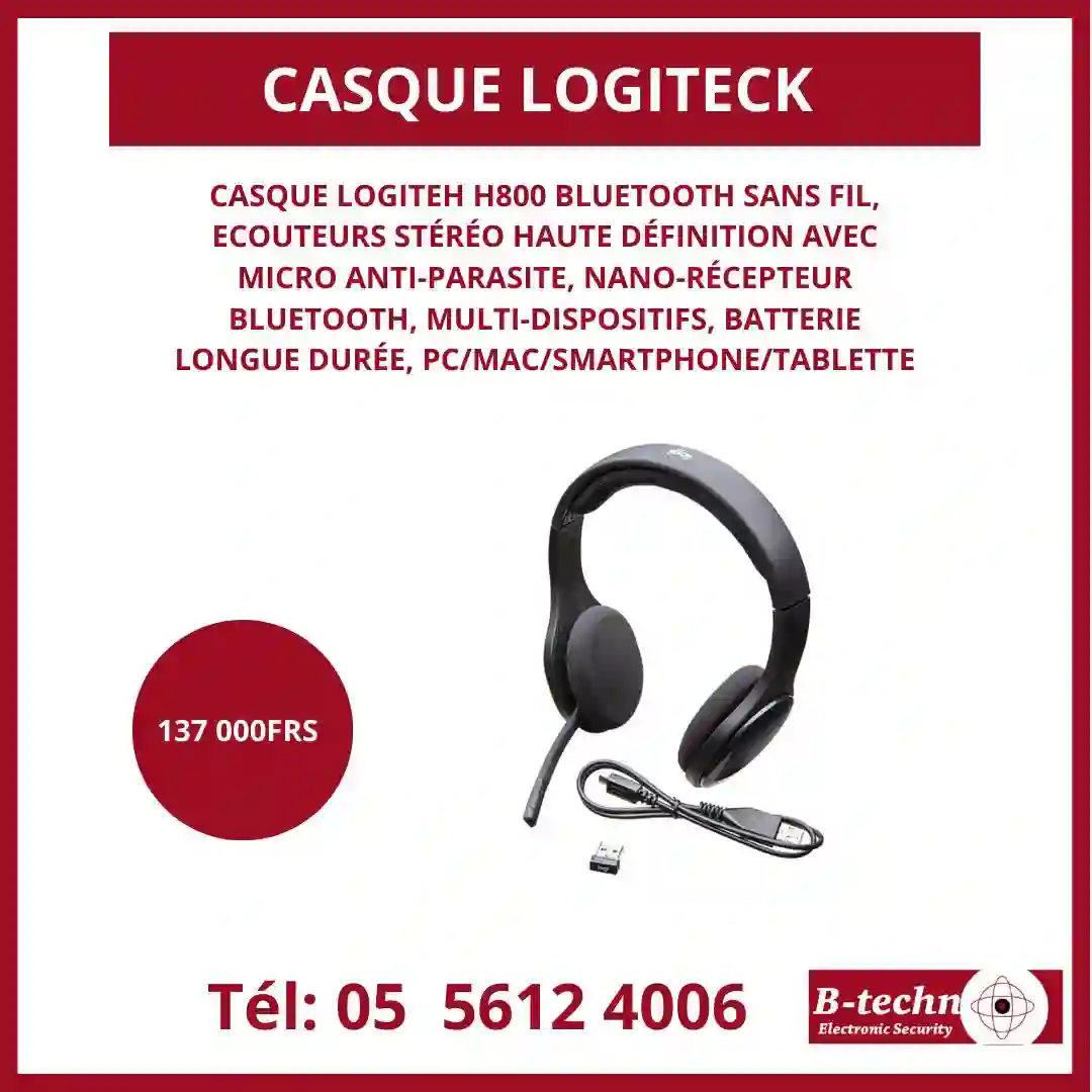 CASQUES HP ET LOGITECH DE HAUTE QUALITÉ A VENDRE - Vue 1