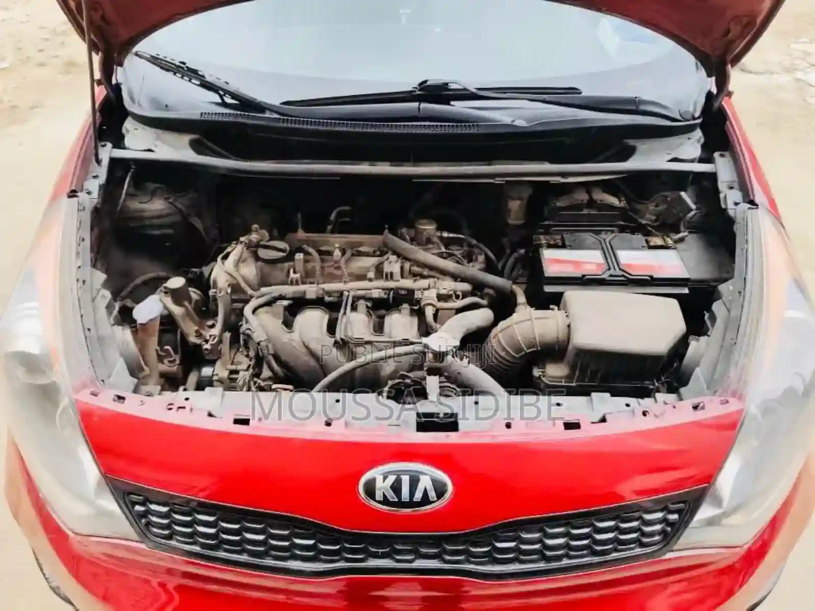 Kia Rio EX 4dr Sedan (16l 4cyl 6A) 2017 Rouge - Vue 4