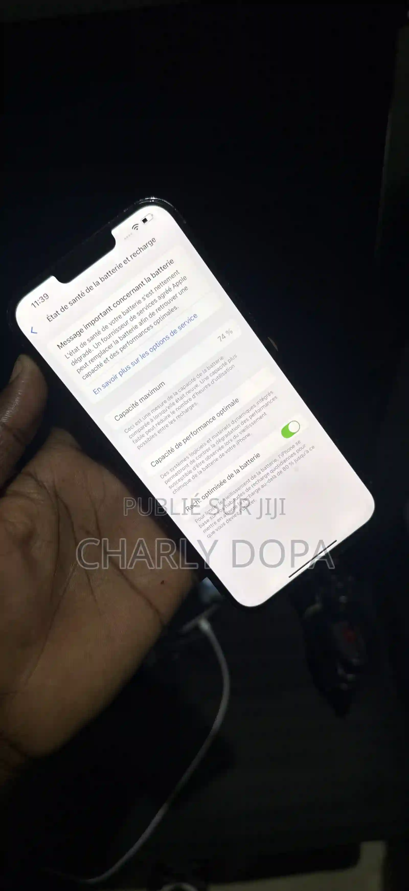 Apple Iphone 13 Pro Max 128 GB Bleu - Vue 4