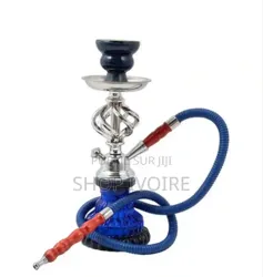 Chicha Narguilé Design Élégant - Noir Et Bleu à Abidjan
