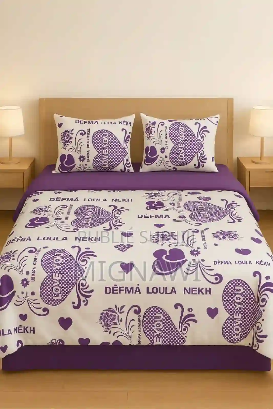 Draps 100 Coton Glacé