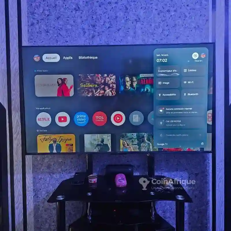 Smart TV TCL 55&quot - Vue 1