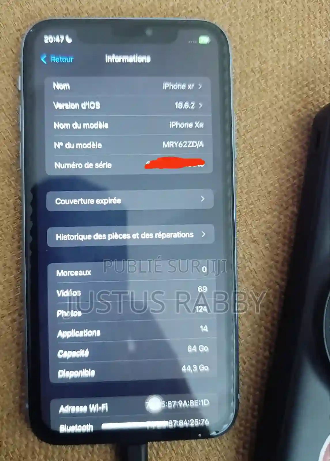 Apple Iphone XR 64 GB Blue