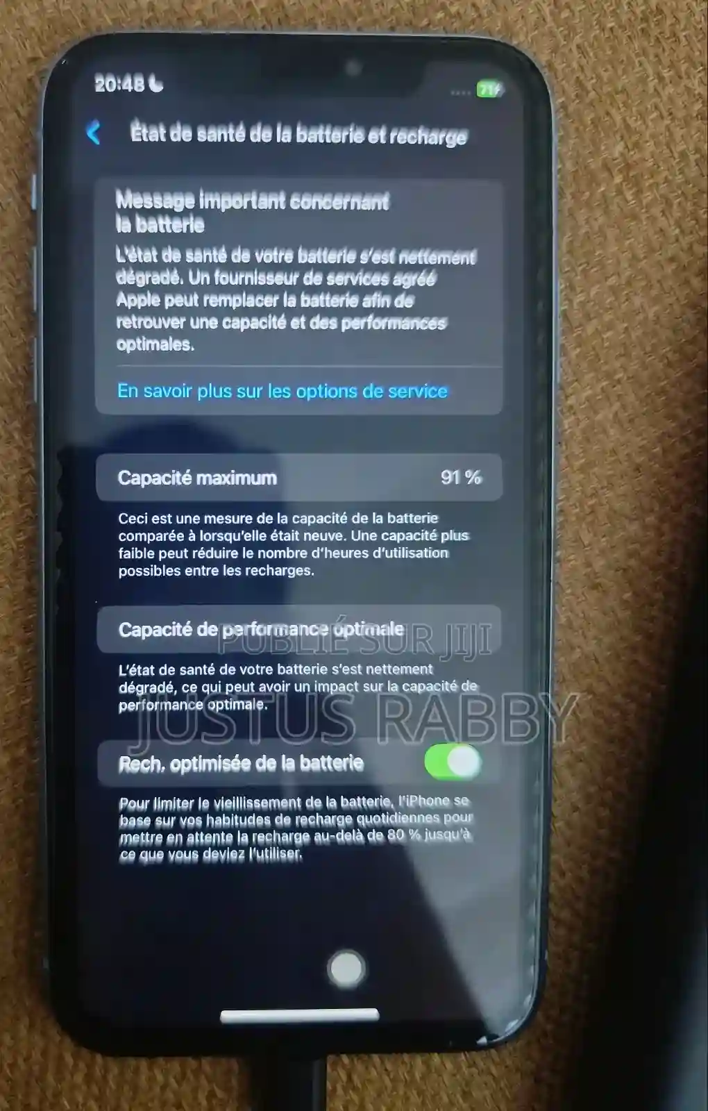 Apple Iphone XR 64 GB Blue - Vue 1