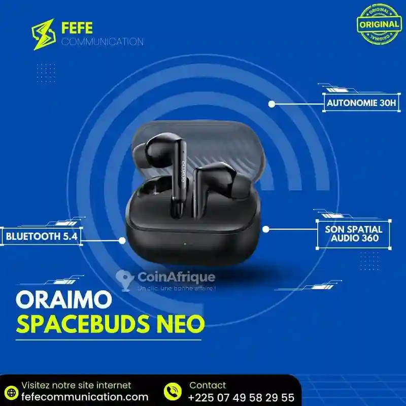 Oraimo Spacebuds Neo Ecouteurs Spatiaux Sans fil - Neuf Scellé - Vue 1