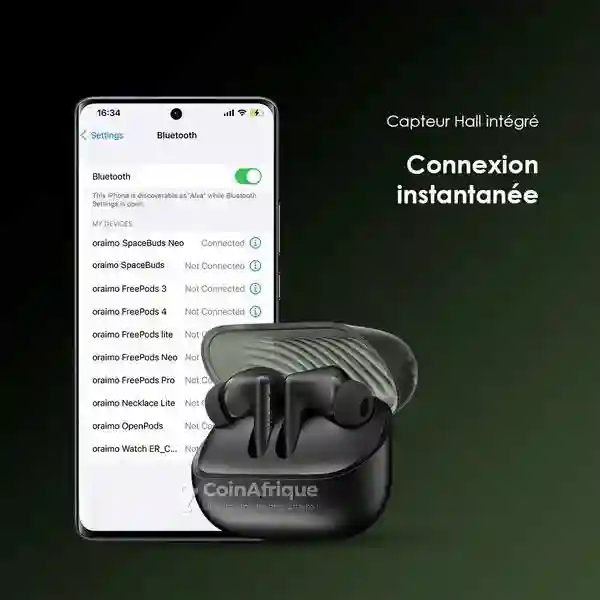 Oraimo Spacebuds Neo Ecouteurs Spatiaux Sans fil - Neuf Scellé - Vue 3