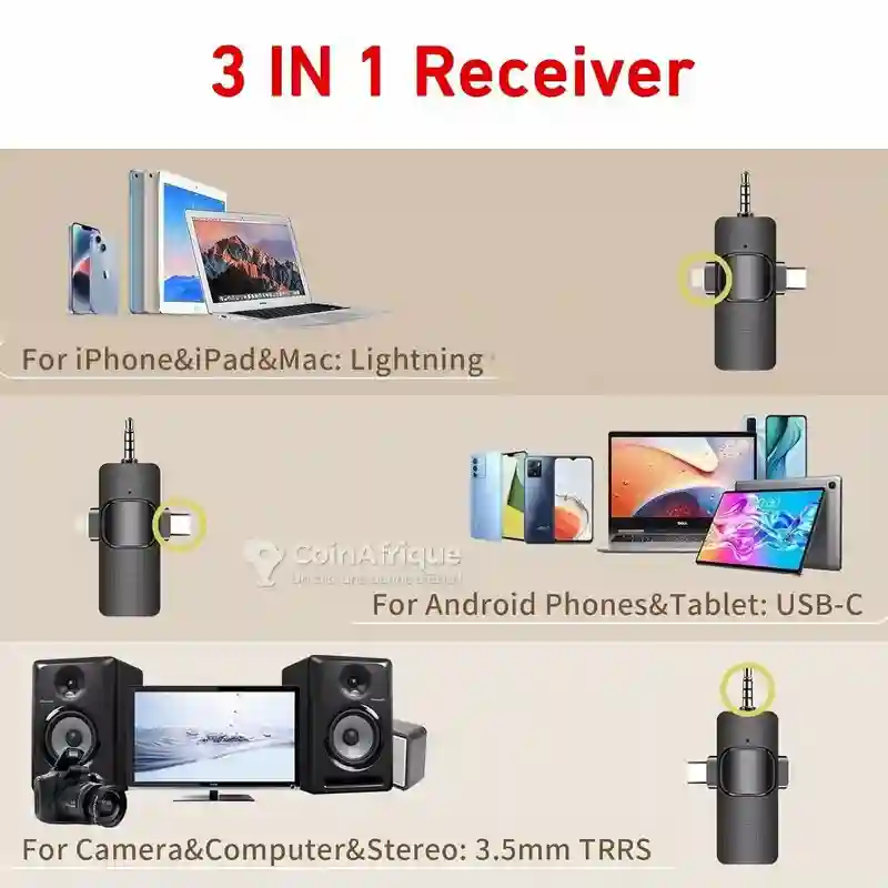 Lot de 2 Micros Cravate - Vue 1