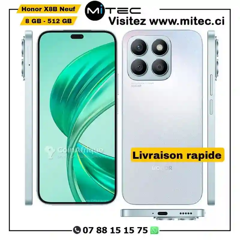 Huawei Honor X8B - Vue 1