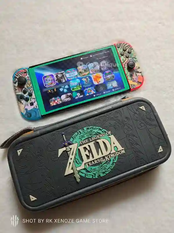 Nintendo Switch Oled Cracker + Jeux