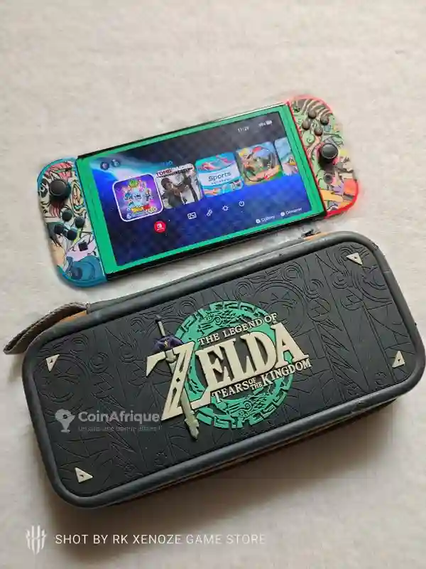 Nintendo Switch Oled Cracker + Jeux - Vue 1