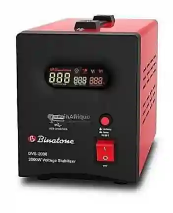 Stabilisateur Régulateur Automatique de Tension Binatone Dvs-2000 - Vue 1