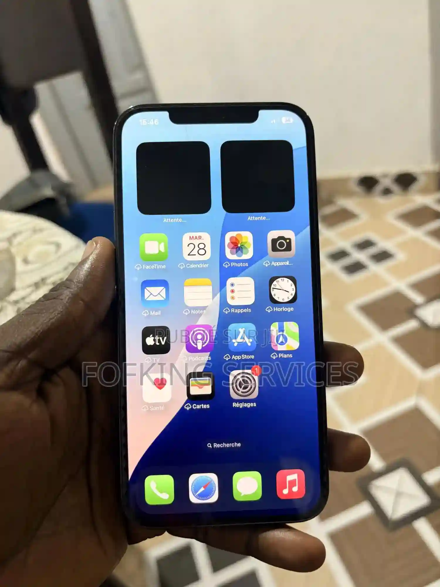 Apple Iphone 12 Pro Max 256 GB Blue - Vue 1