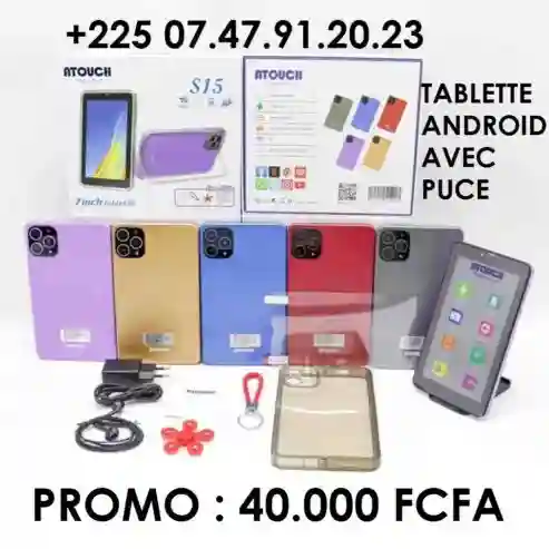 Promo Noel Tablette Android Avec Puce 0747912023 - Vue 1