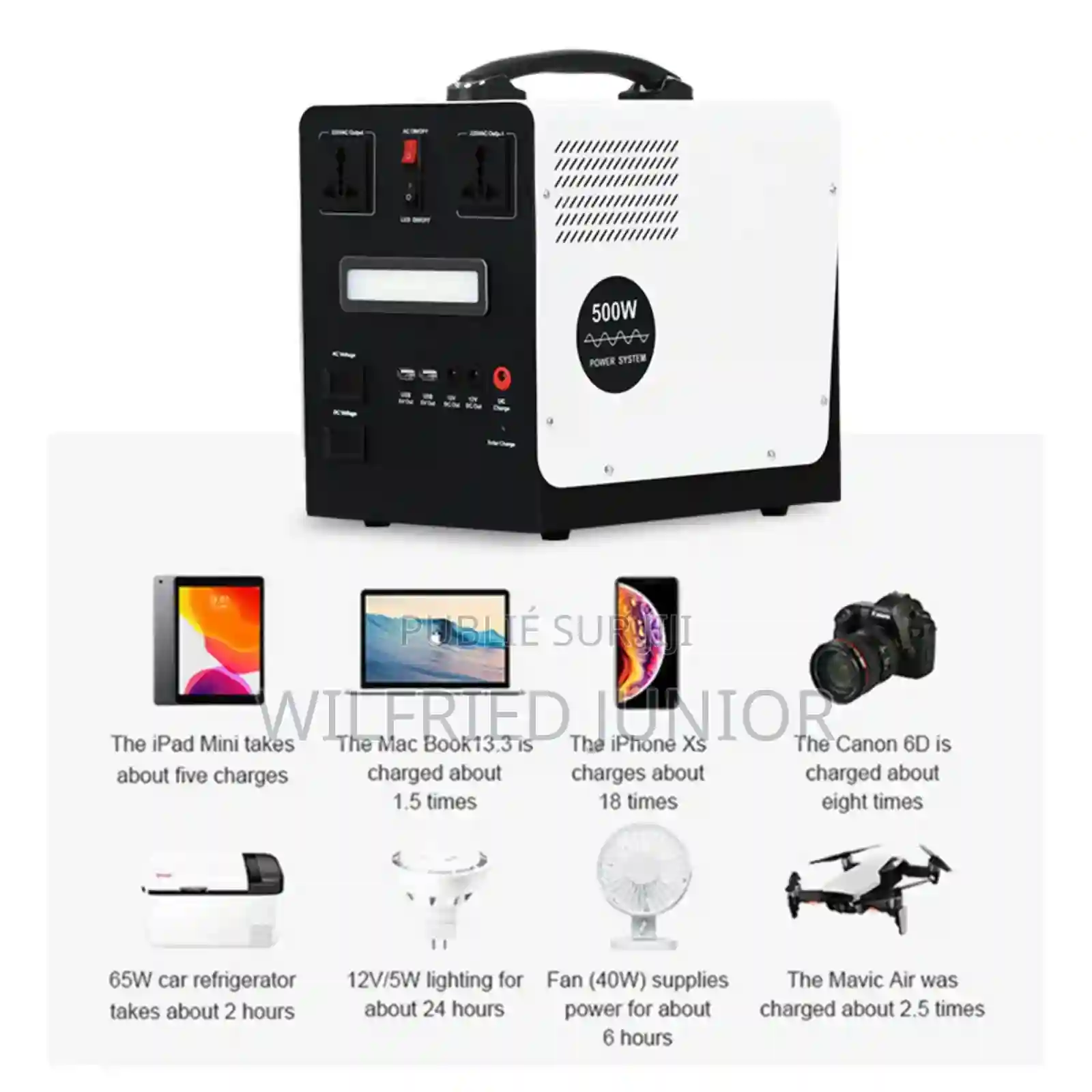 Puissant Générateur Solaire 500 W - Vue 2