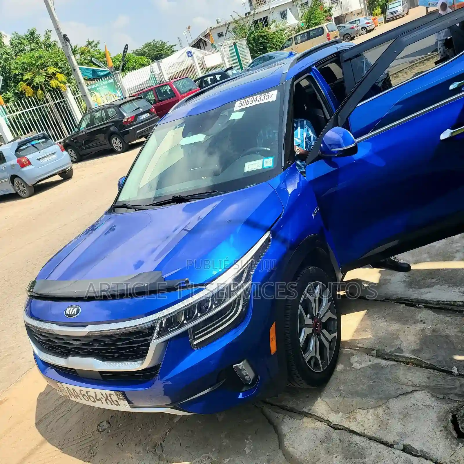 Kia Seltos 16 T-gdi 4WD 2021 Blue - Vue 1