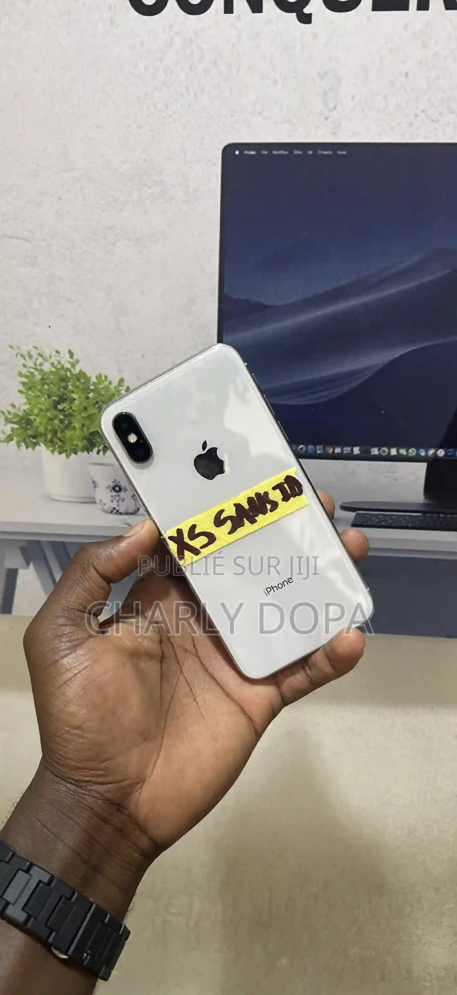Apple Iphone XS 64 GB Blanc - Vue 3