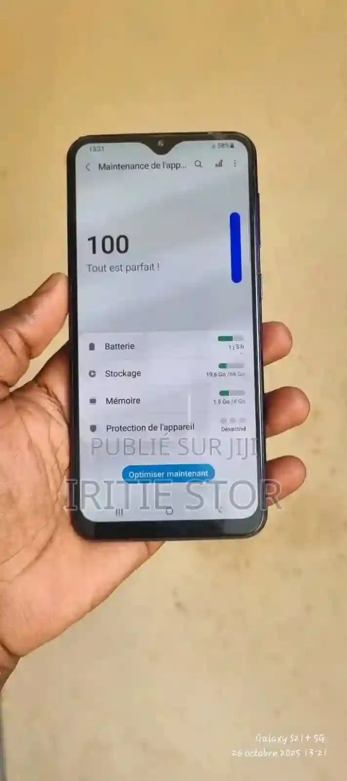 Samsung Galaxy A30s 64 GB Violet - Vue 2