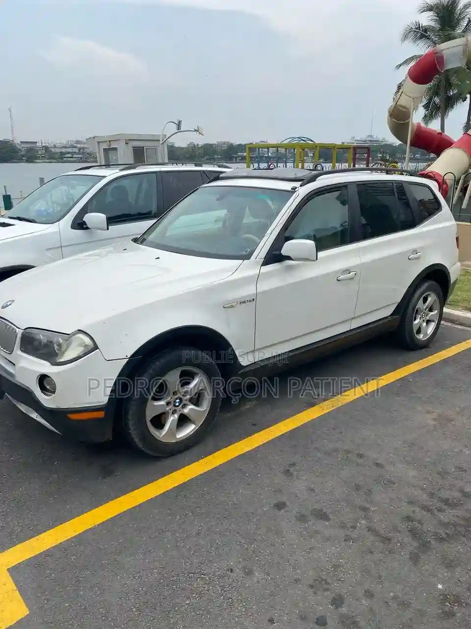 BMW X3 2008 Blanc - Vue 3