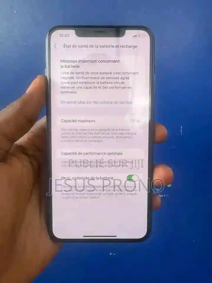 Apple Iphone XS Max 256 GB Black - Vue 1