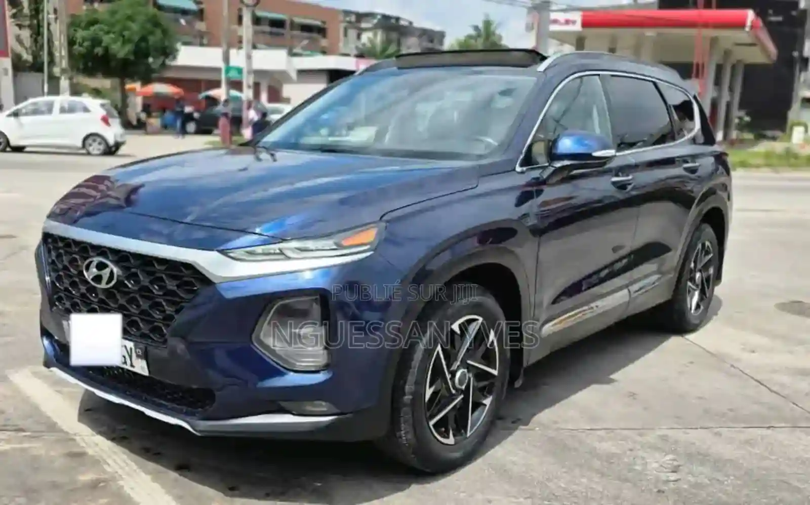 Hyundai Santa Fe 2020 Blue - Vue 1