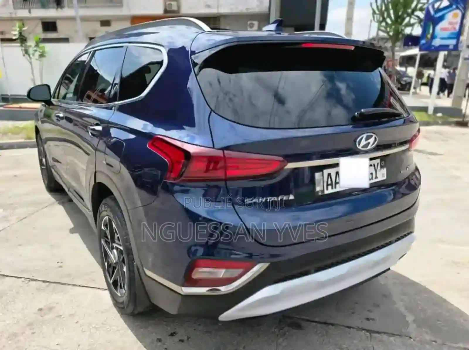 Hyundai Santa Fe 2020 Blue - Vue 2