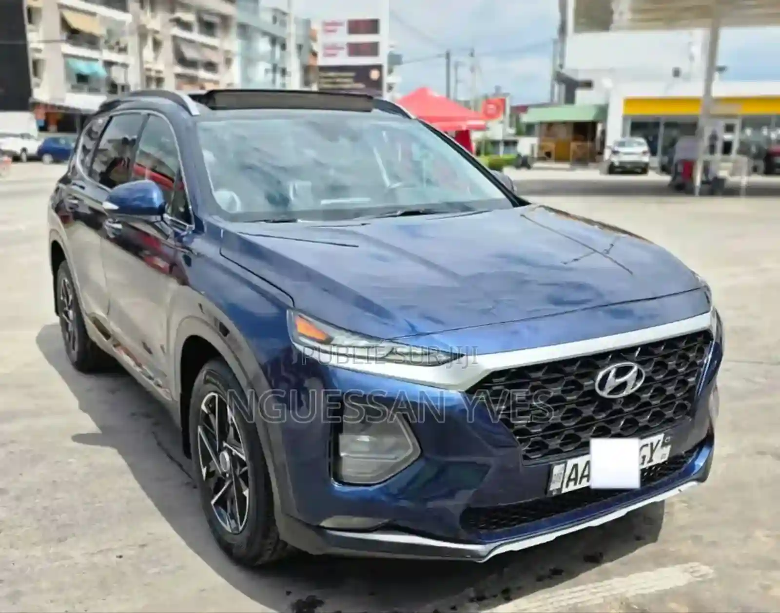 Hyundai Santa Fe 2020 Blue - Vue 8