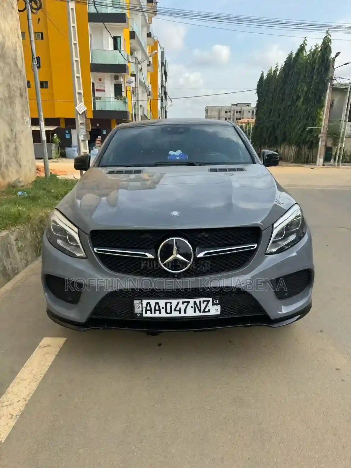 Mercedes-benz Gle-class AMG GLE 43 4matic 2017 Blanc Cassé - Vue 3