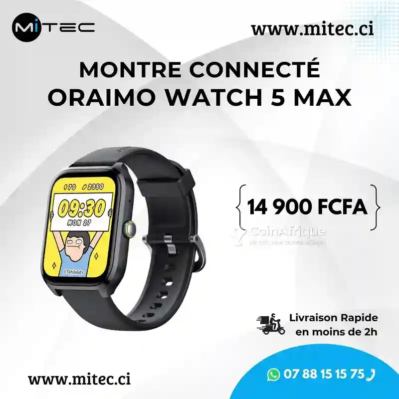 Montre Connectée Oraimo Watch 5 Max - Vue 1