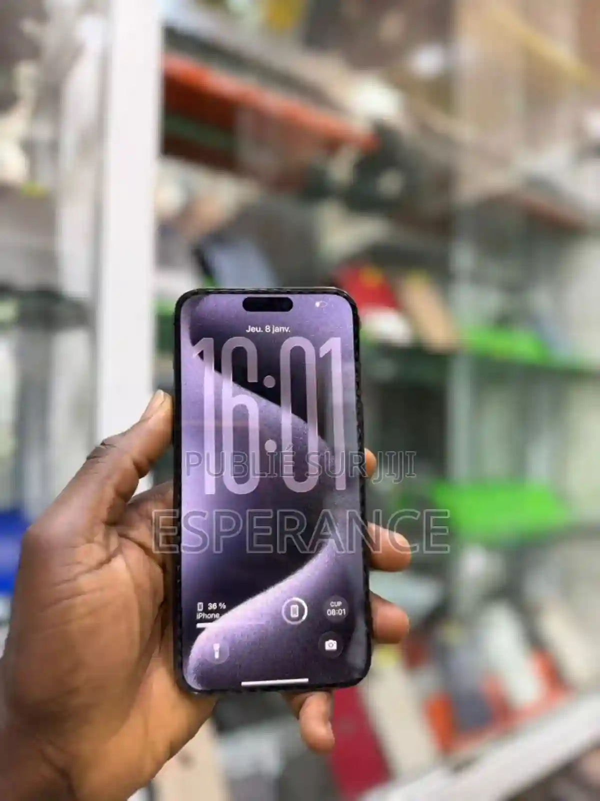 Apple Iphone 15 Pro Max 256 GB Black - Vue 1