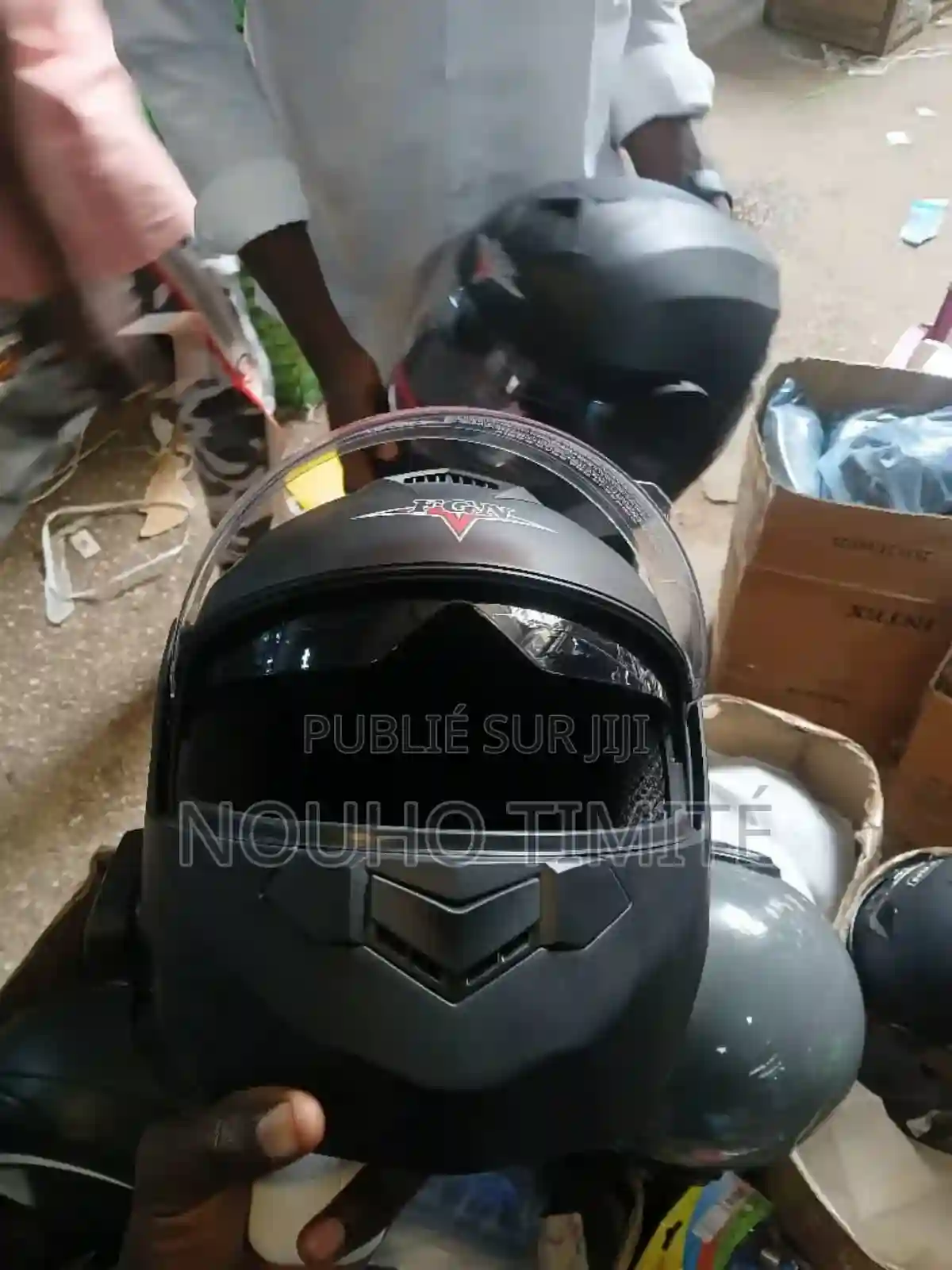 Casque De Moto Avec Bluetooth Intégré - Vue 1