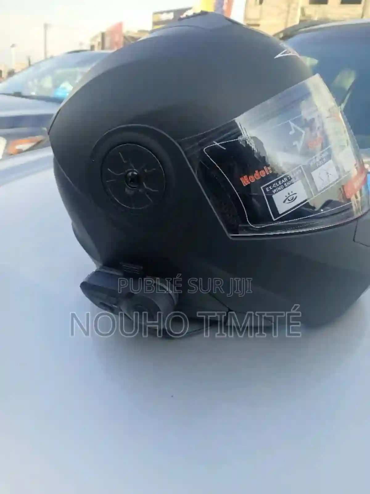 Casque De Moto Avec Bluetooth Intégré - Vue 3