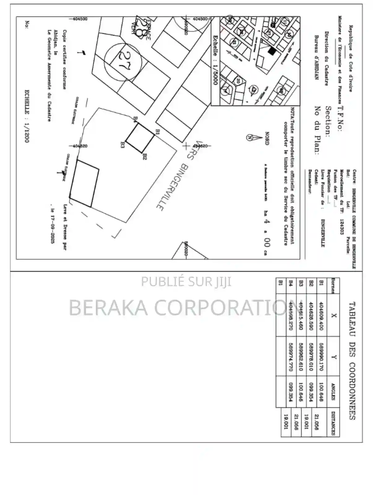 Partenariat Construction A Cocody Danga Sur 700m2 - Vue 4