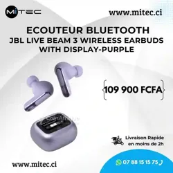 Écouteurs Bluetooth JBL Live Beam 3 Wireless Earbuds Neuf