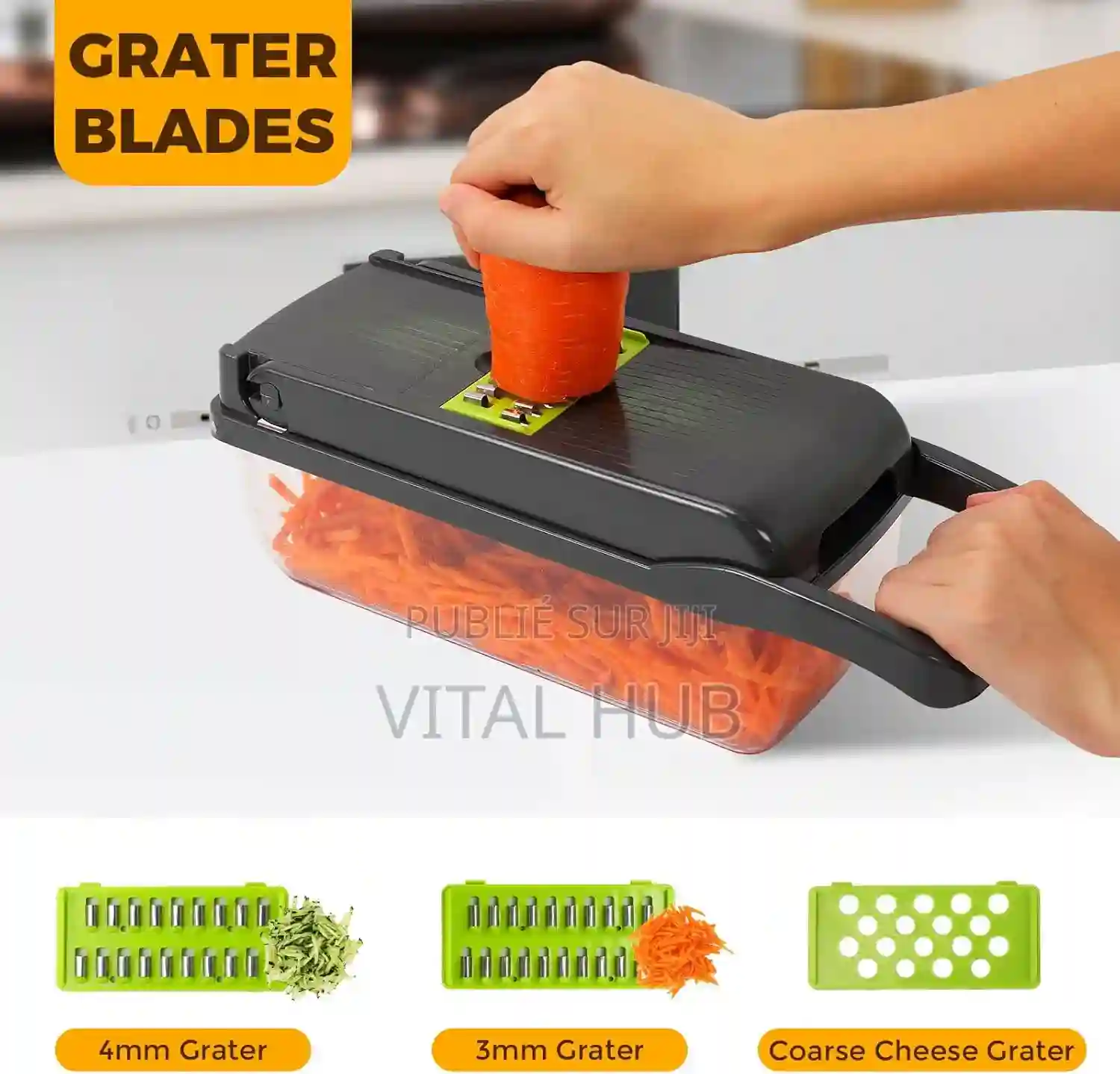 Coupe-légumes Multifonctionnel 12 Pièces - Vue 9