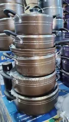 Ensemble De 5 Casseroles Anti Adhésif+ 1 Poêle