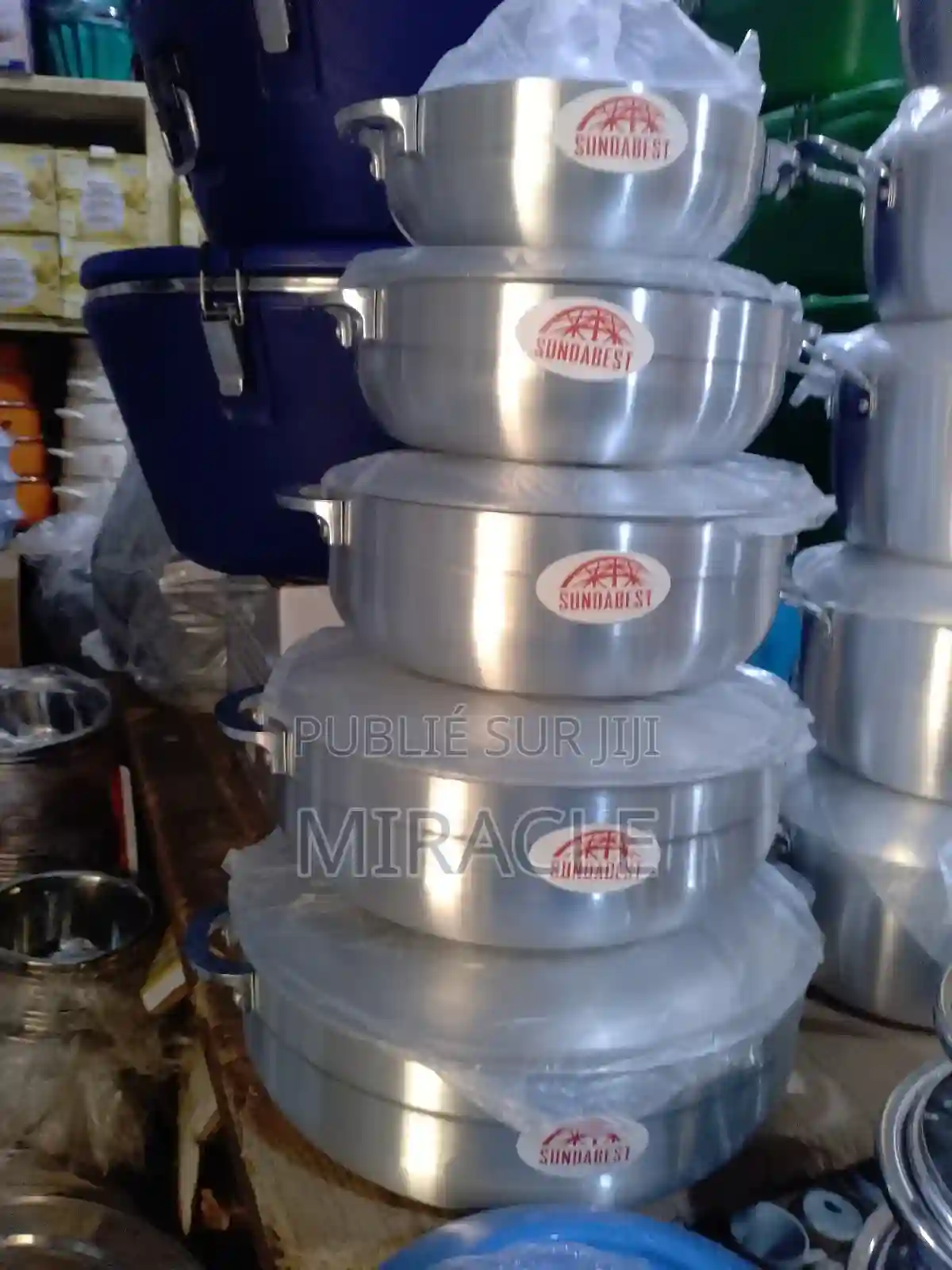 Ensemble De 5 Casseroles en Inox - Vue 1