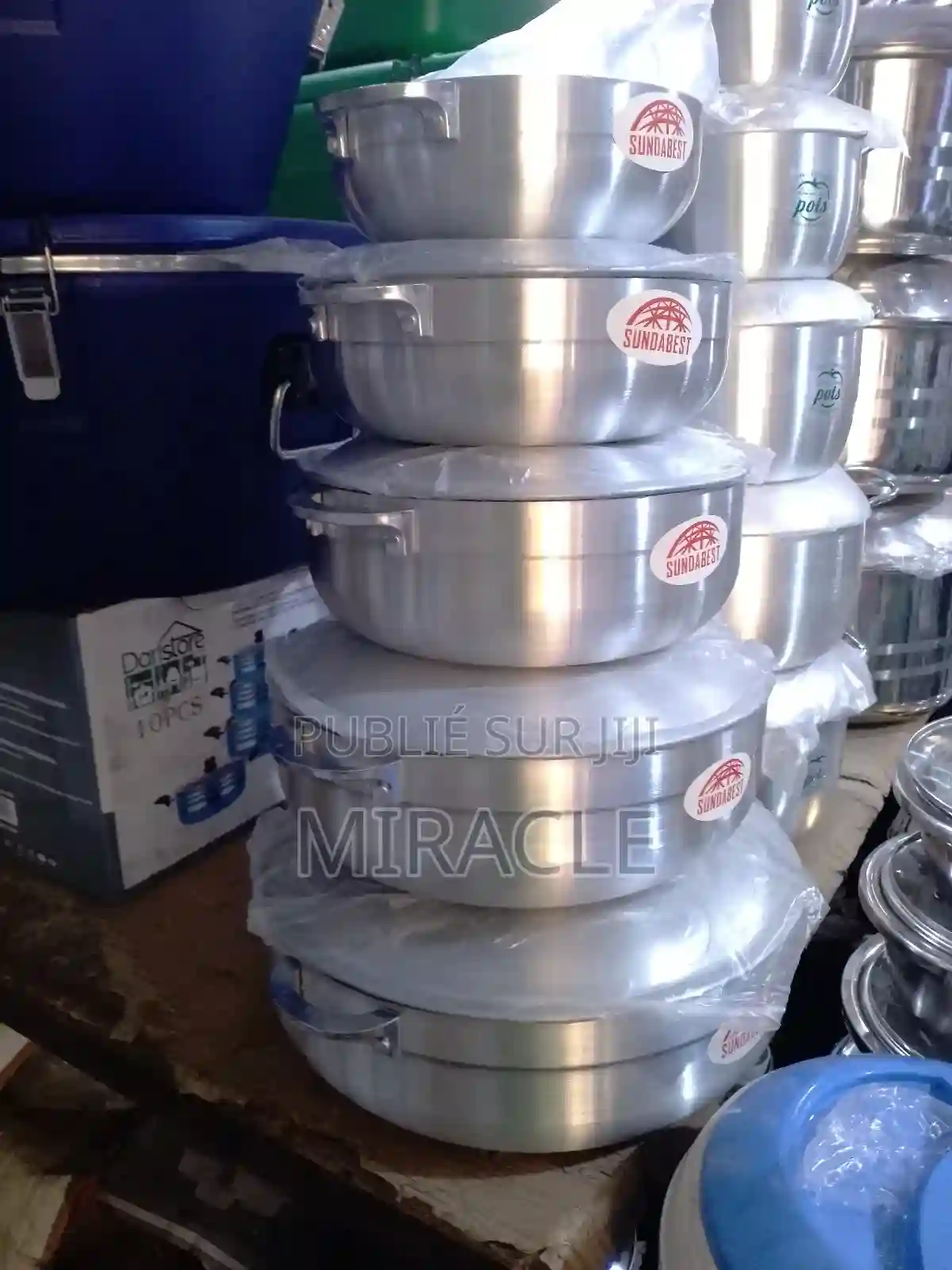 Ensemble De 5 Casseroles en Inox - Vue 2