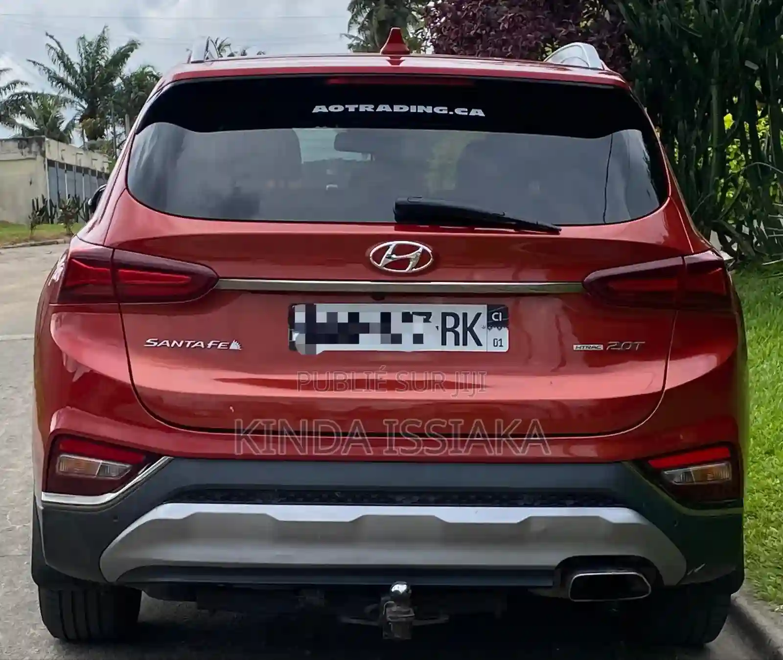 Hyundai Santa Fe 2020 Rouge - Vue 7