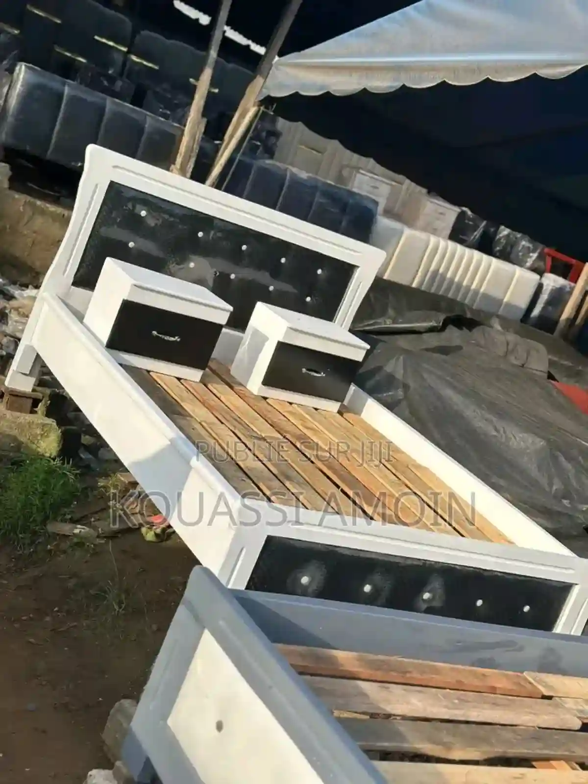 Lit en Bois Moderne - Vue 1