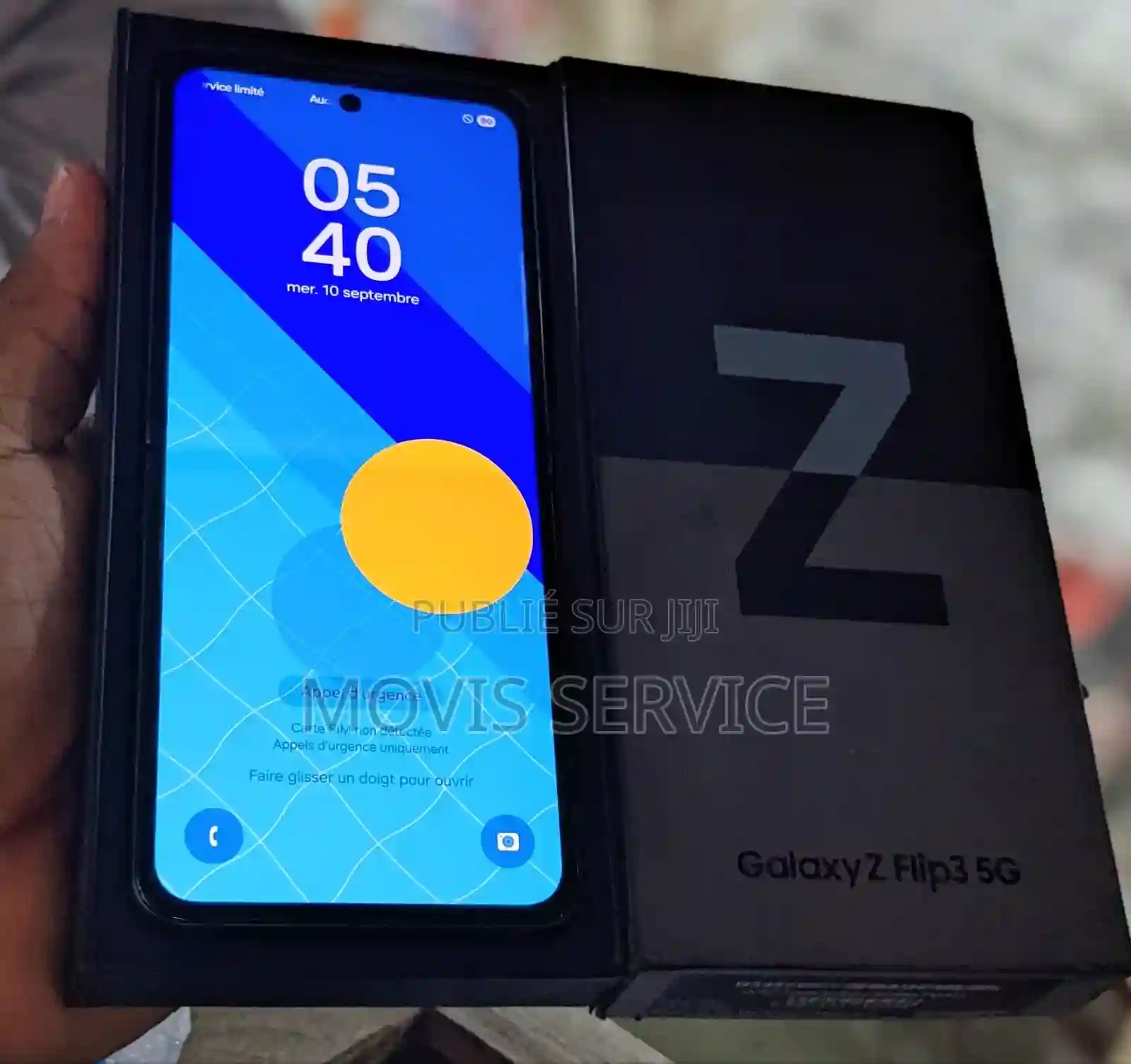 Samsung Galaxy Z Flip 3 256 GB Vert - Vue 1