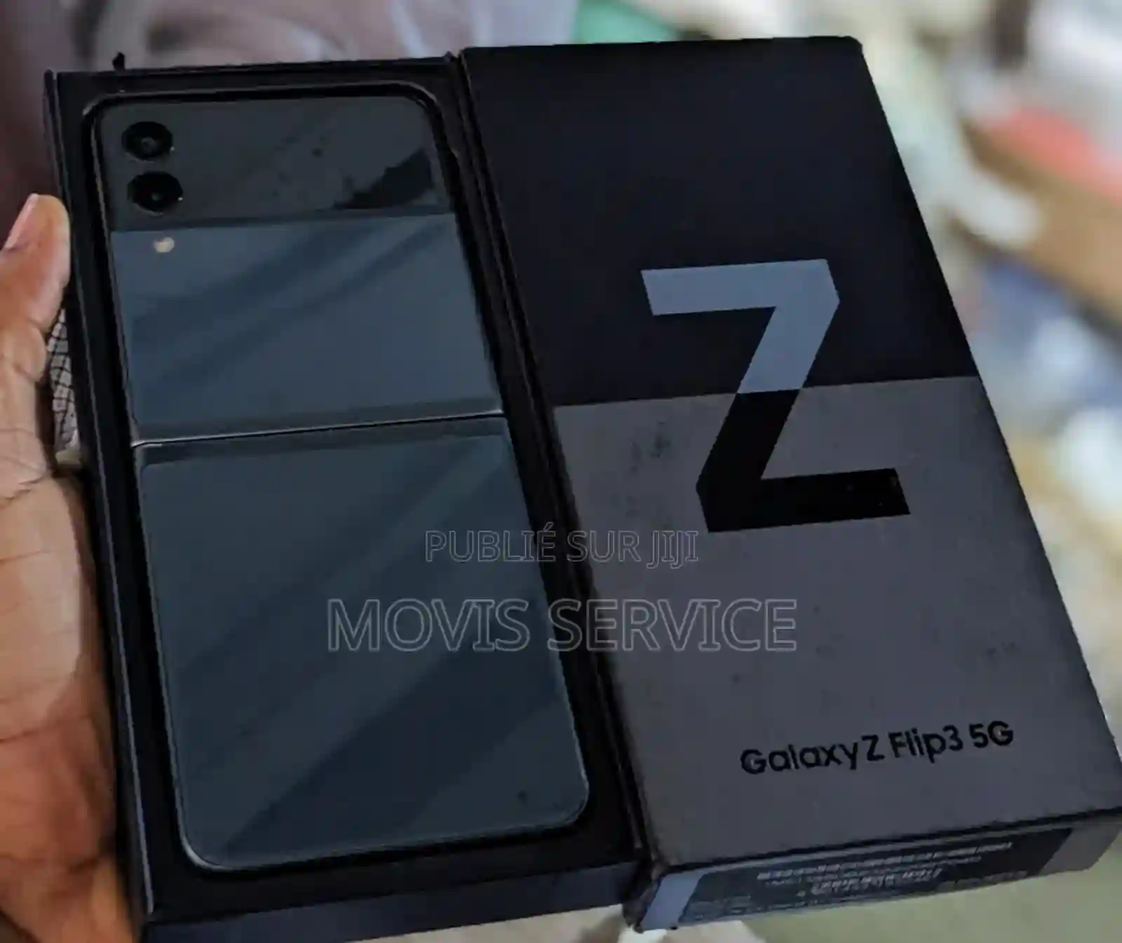 Samsung Galaxy Z Flip 3 256 GB Vert - Vue 2