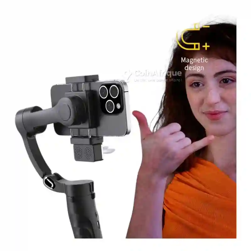 Stabilisateur de Cardan à 3 Axes Avec Suivi ia Contrôle Gestuel - Vue 2