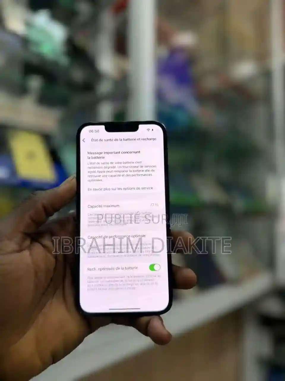 Apple Iphone 13 128 GB Black - Vue 1