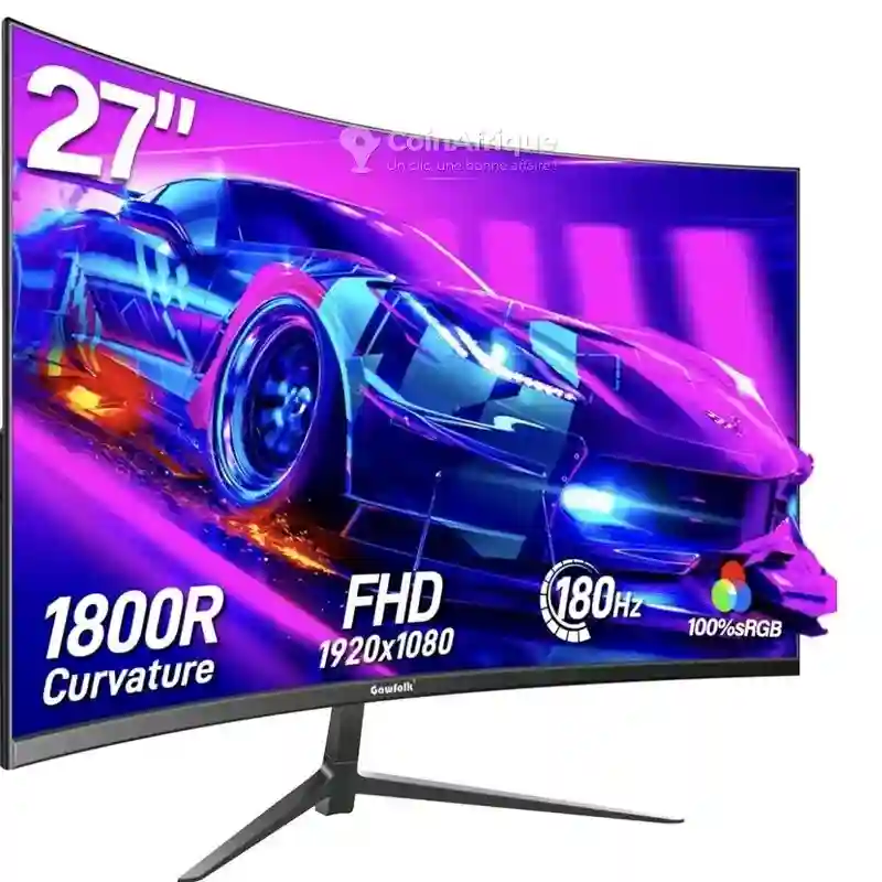 Moniteur Écran Incurvé 27 Pouces - Vue 1
