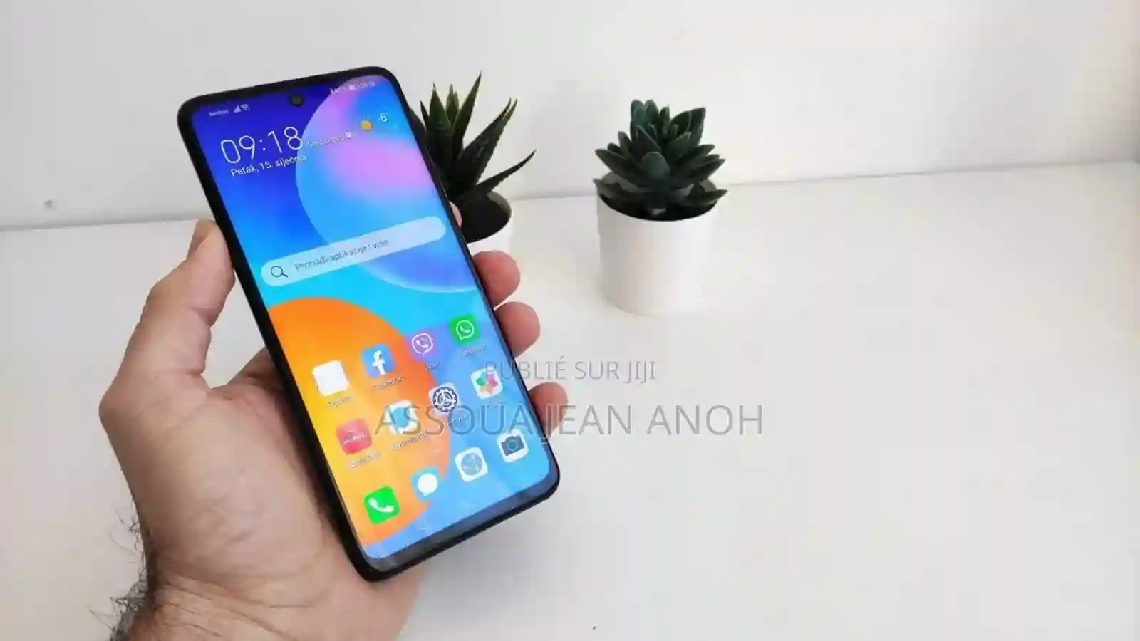 Neuf Huawei P Smart+ Dual SIM 64 GB Noir - Vue 3