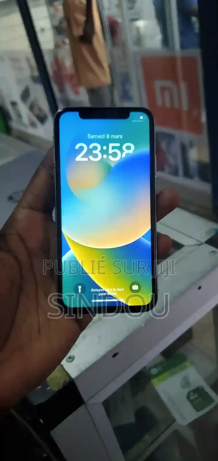 Pomme Iphone X 64 GB Noir - Vue 1