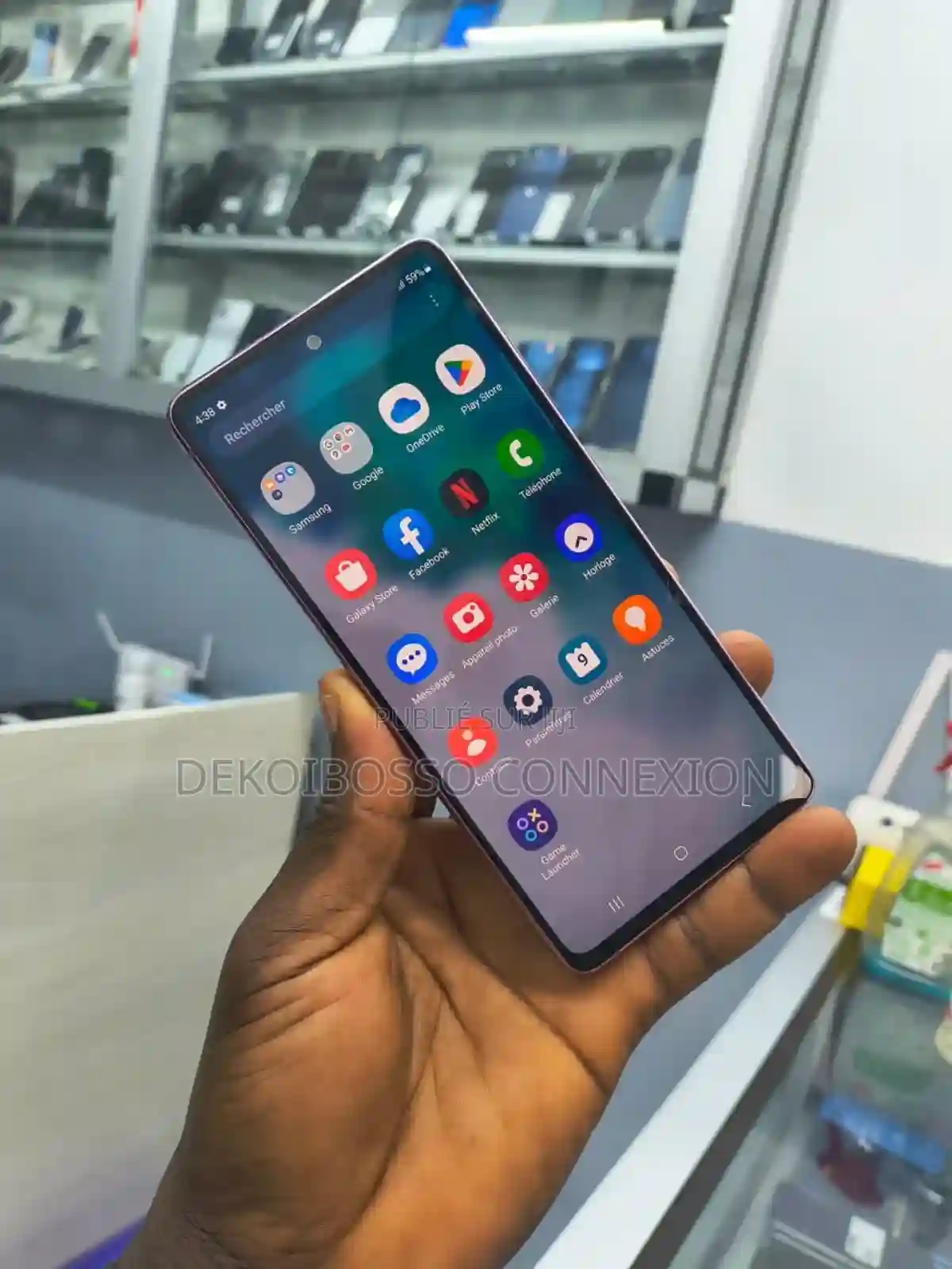 Samsung Galaxy S20 128 GB Or Rose - Vue 1