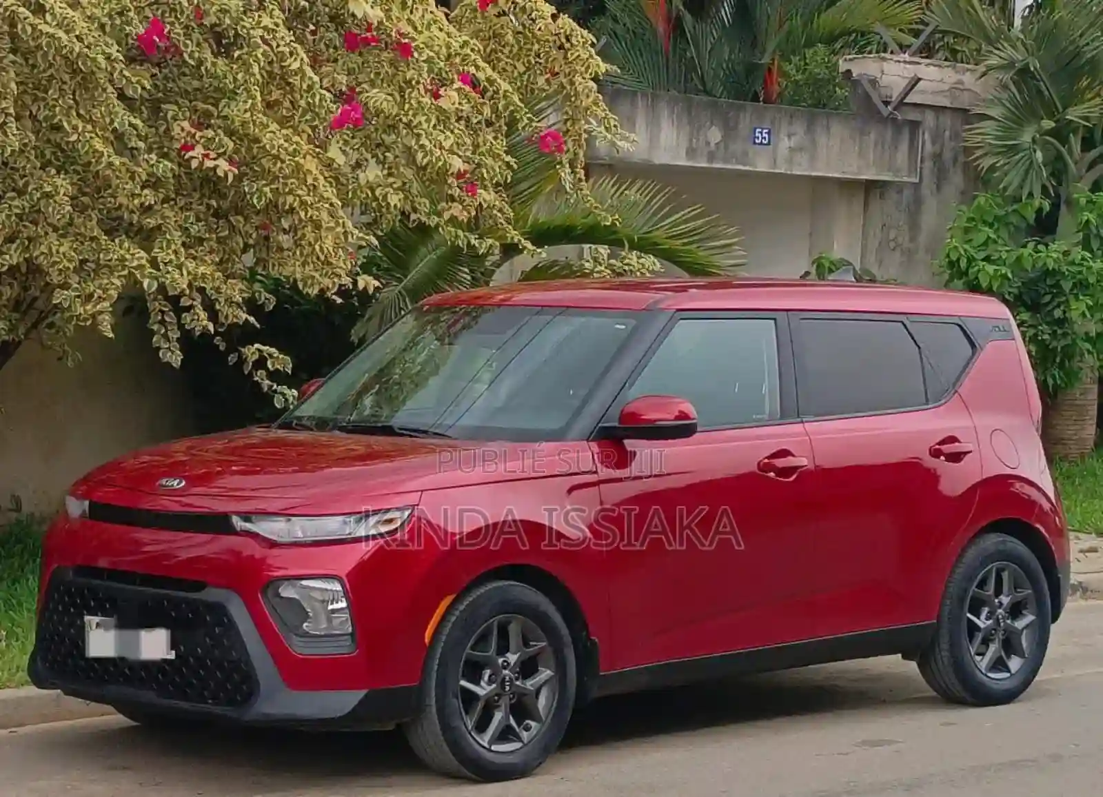 Kia Âme Gt-line 2021 Rouge - Vue 3